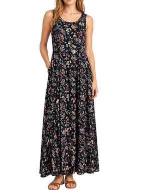 knee length dresses for ladies 1980s LAURA ASHLEY Floral Dress